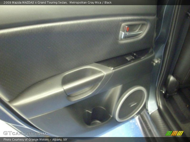 Metropolitan Gray Mica / Black 2009 Mazda MAZDA3 s Grand Touring Sedan