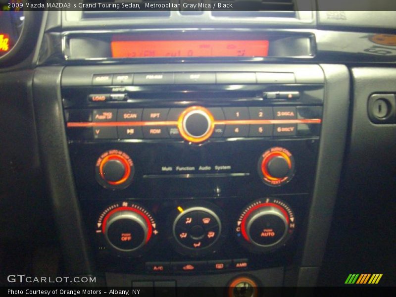Metropolitan Gray Mica / Black 2009 Mazda MAZDA3 s Grand Touring Sedan