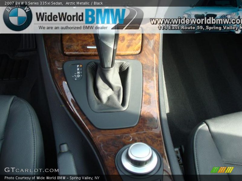 Arctic Metallic / Black 2007 BMW 3 Series 335xi Sedan