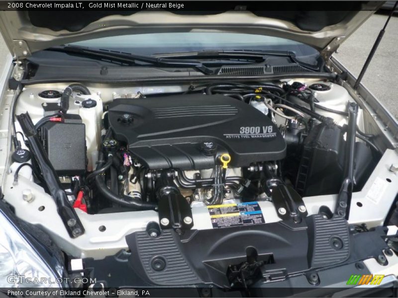 Gold Mist Metallic / Neutral Beige 2008 Chevrolet Impala LT