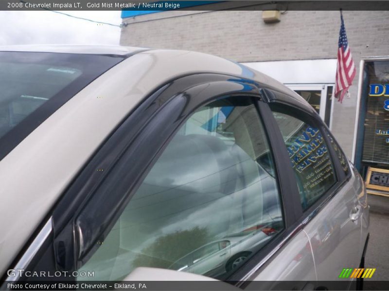 Gold Mist Metallic / Neutral Beige 2008 Chevrolet Impala LT