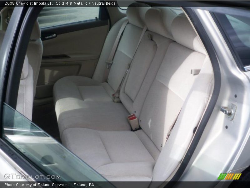Gold Mist Metallic / Neutral Beige 2008 Chevrolet Impala LT