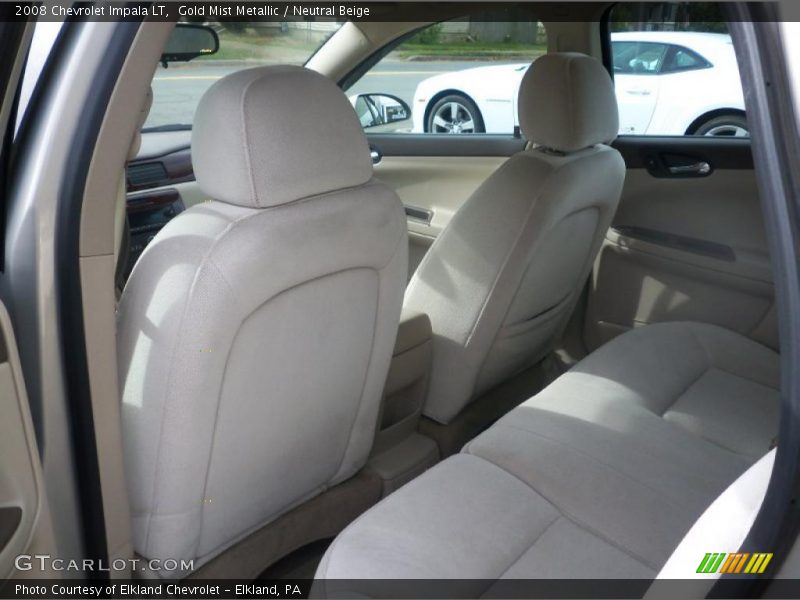 Gold Mist Metallic / Neutral Beige 2008 Chevrolet Impala LT