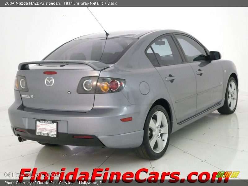 Titanium Gray Metallic / Black 2004 Mazda MAZDA3 s Sedan
