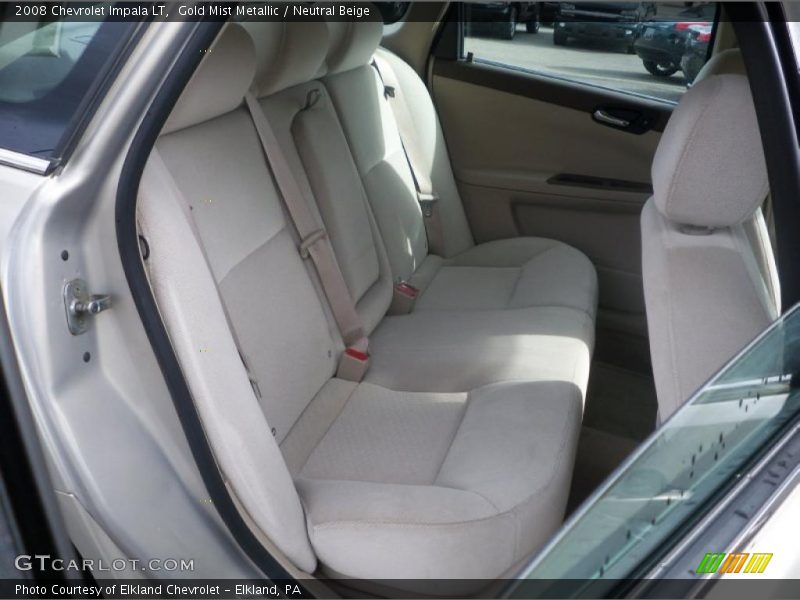 Gold Mist Metallic / Neutral Beige 2008 Chevrolet Impala LT