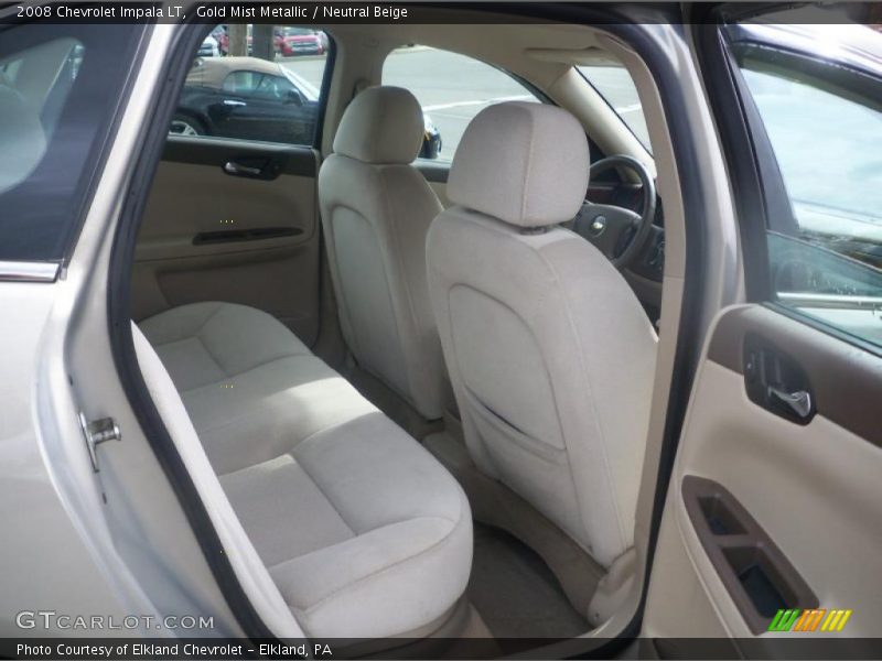 Gold Mist Metallic / Neutral Beige 2008 Chevrolet Impala LT