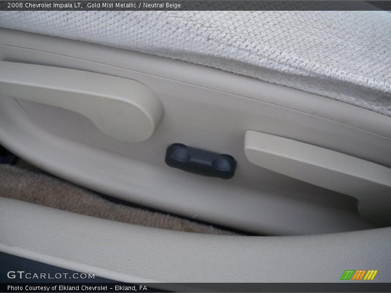 Gold Mist Metallic / Neutral Beige 2008 Chevrolet Impala LT
