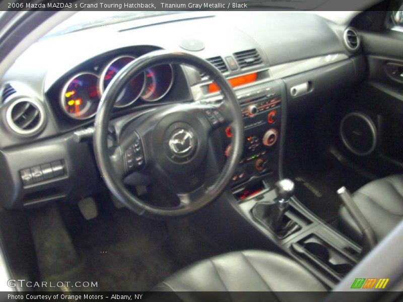 Titanium Gray Metallic / Black 2006 Mazda MAZDA3 s Grand Touring Hatchback
