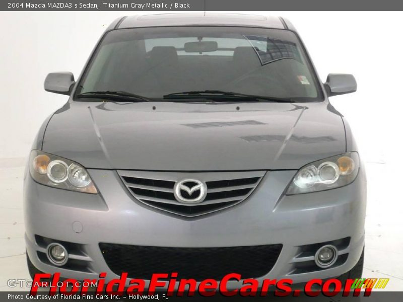 Titanium Gray Metallic / Black 2004 Mazda MAZDA3 s Sedan