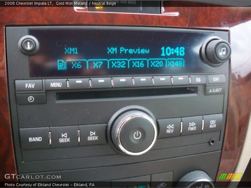 Gold Mist Metallic / Neutral Beige 2008 Chevrolet Impala LT