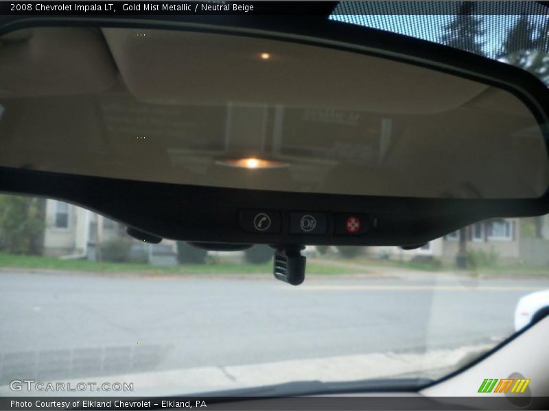Gold Mist Metallic / Neutral Beige 2008 Chevrolet Impala LT