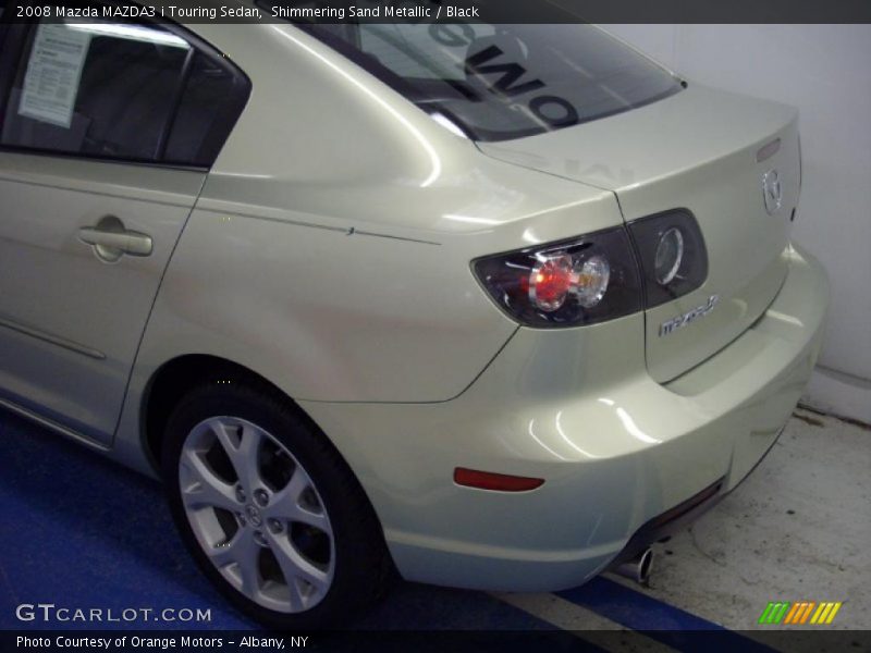 Shimmering Sand Metallic / Black 2008 Mazda MAZDA3 i Touring Sedan