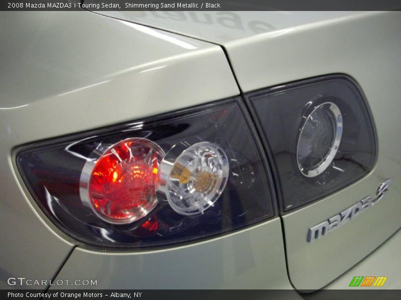 Shimmering Sand Metallic / Black 2008 Mazda MAZDA3 i Touring Sedan