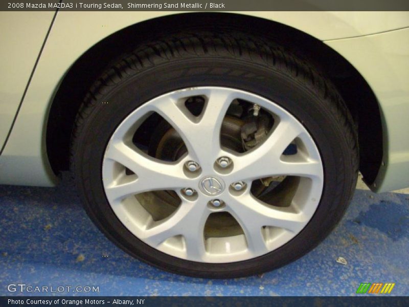 Shimmering Sand Metallic / Black 2008 Mazda MAZDA3 i Touring Sedan