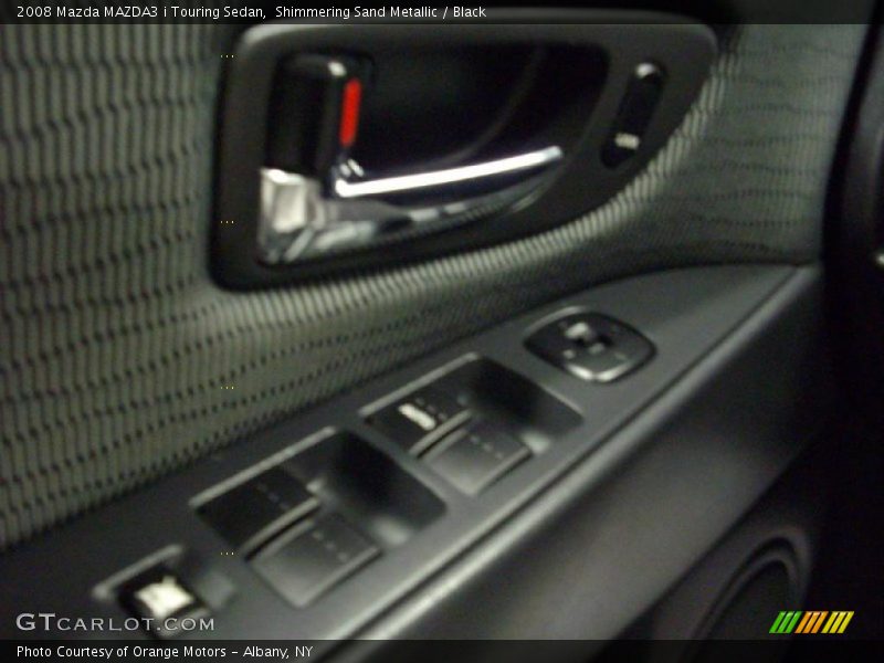 Shimmering Sand Metallic / Black 2008 Mazda MAZDA3 i Touring Sedan