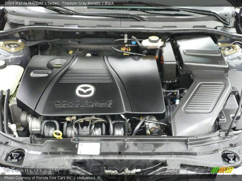 Titanium Gray Metallic / Black 2004 Mazda MAZDA3 s Sedan