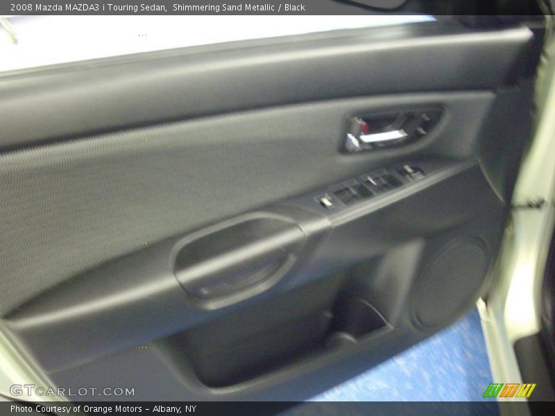 Shimmering Sand Metallic / Black 2008 Mazda MAZDA3 i Touring Sedan