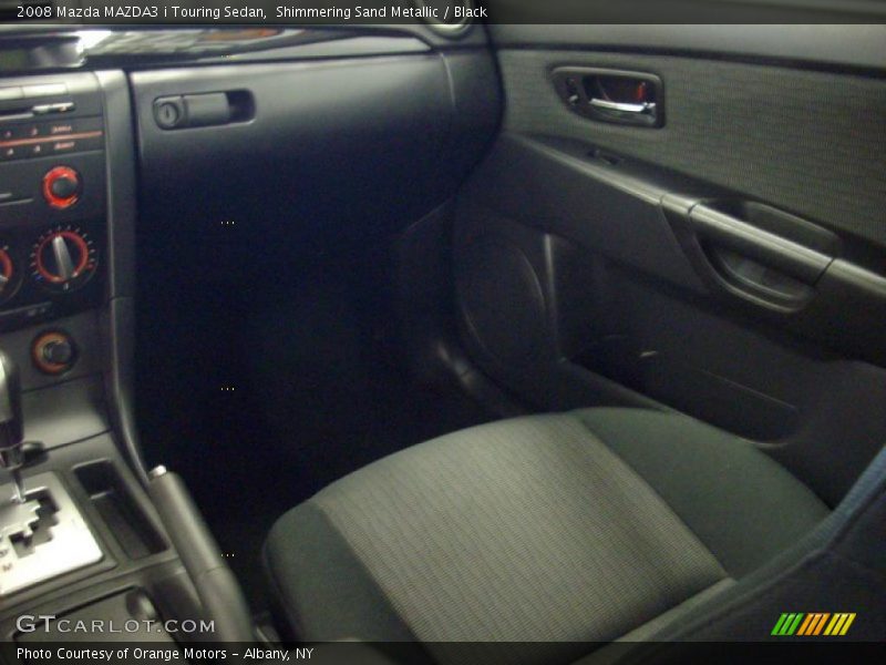 Shimmering Sand Metallic / Black 2008 Mazda MAZDA3 i Touring Sedan