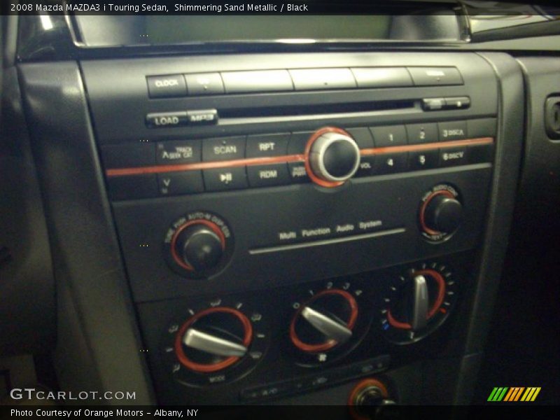 Shimmering Sand Metallic / Black 2008 Mazda MAZDA3 i Touring Sedan