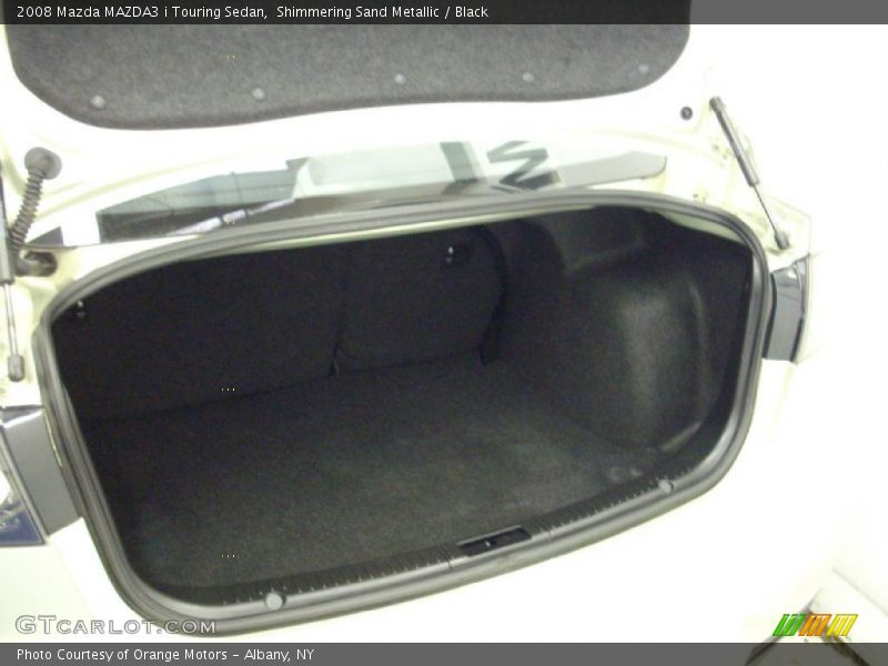 Shimmering Sand Metallic / Black 2008 Mazda MAZDA3 i Touring Sedan