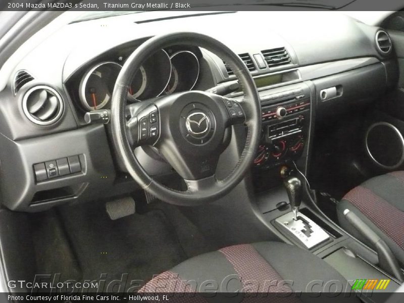 Titanium Gray Metallic / Black 2004 Mazda MAZDA3 s Sedan