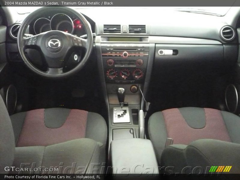 Titanium Gray Metallic / Black 2004 Mazda MAZDA3 s Sedan