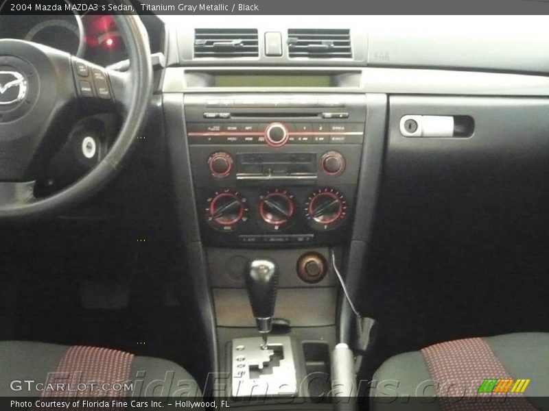 Titanium Gray Metallic / Black 2004 Mazda MAZDA3 s Sedan