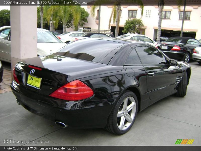 Black / Charcoal 2006 Mercedes-Benz SL 500 Roadster