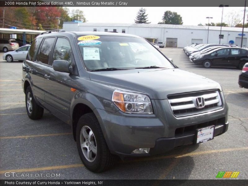 Nimbus Gray Metallic / Gray 2008 Honda Pilot Special Edition 4WD