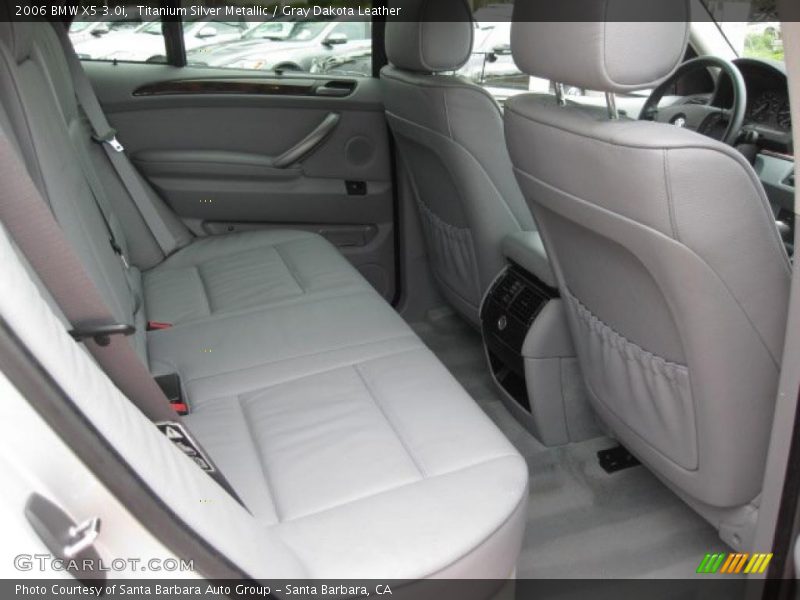 Titanium Silver Metallic / Gray Dakota Leather 2006 BMW X5 3.0i