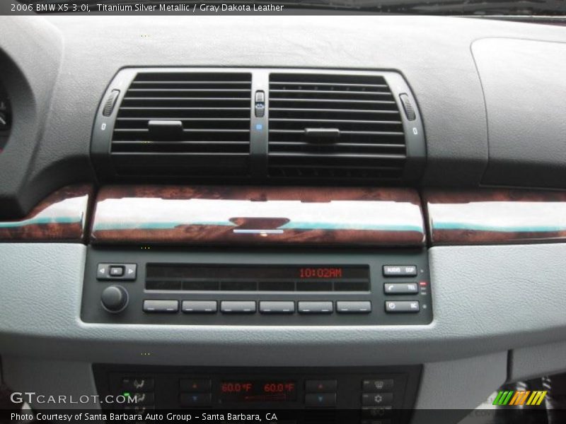 Titanium Silver Metallic / Gray Dakota Leather 2006 BMW X5 3.0i