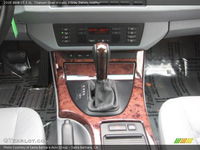 Titanium Silver Metallic / Gray Dakota Leather 2006 BMW X5 3.0i