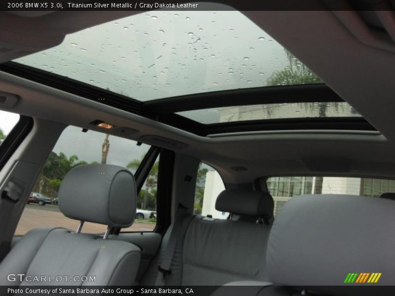 Titanium Silver Metallic / Gray Dakota Leather 2006 BMW X5 3.0i