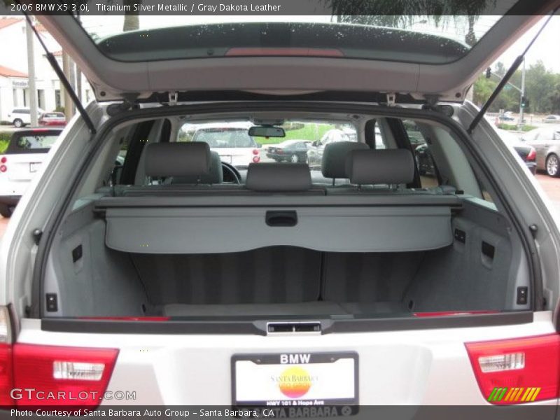 Titanium Silver Metallic / Gray Dakota Leather 2006 BMW X5 3.0i