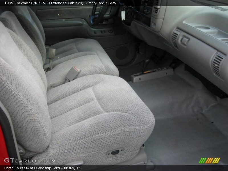  1995 C/K K1500 Extended Cab 4x4 Gray Interior