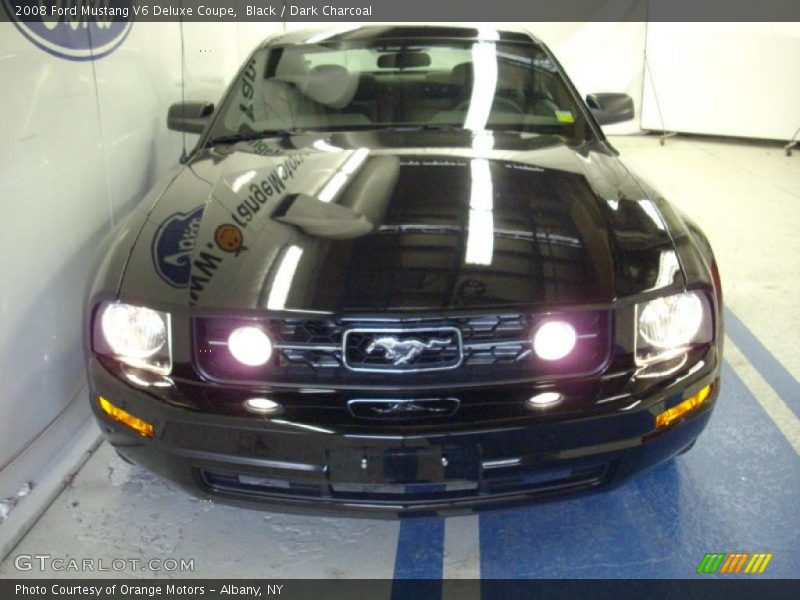 Black / Dark Charcoal 2008 Ford Mustang V6 Deluxe Coupe