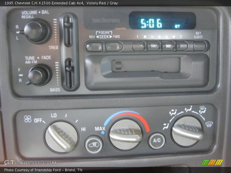 Controls of 1995 C/K K1500 Extended Cab 4x4