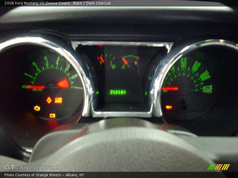 Black / Dark Charcoal 2008 Ford Mustang V6 Deluxe Coupe