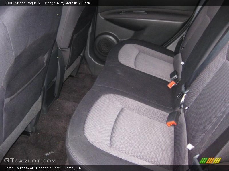 Orange Alloy Metallic / Black 2008 Nissan Rogue S