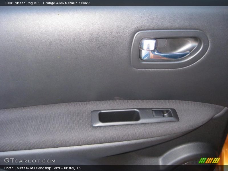 Orange Alloy Metallic / Black 2008 Nissan Rogue S