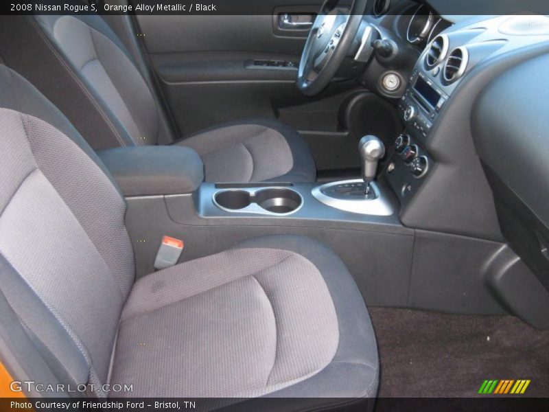 Orange Alloy Metallic / Black 2008 Nissan Rogue S