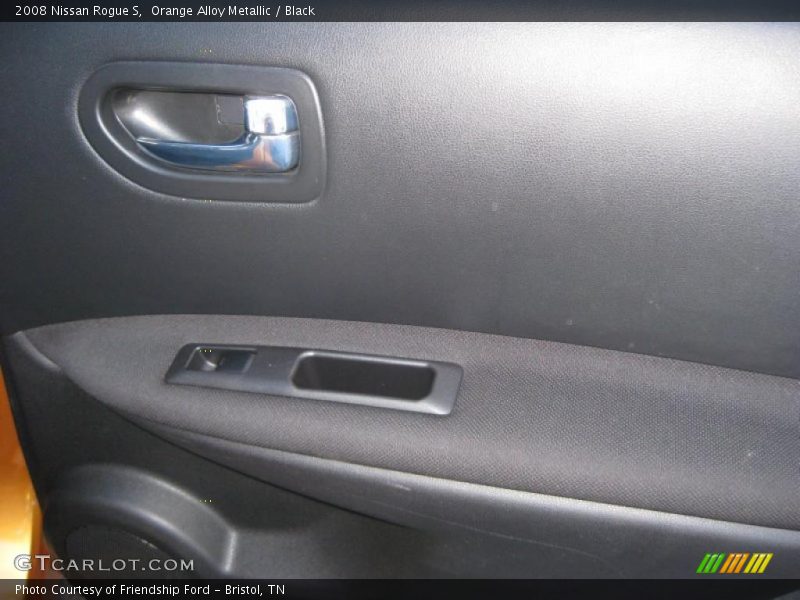 Orange Alloy Metallic / Black 2008 Nissan Rogue S