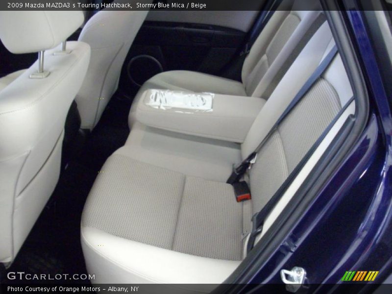 Stormy Blue Mica / Beige 2009 Mazda MAZDA3 s Touring Hatchback