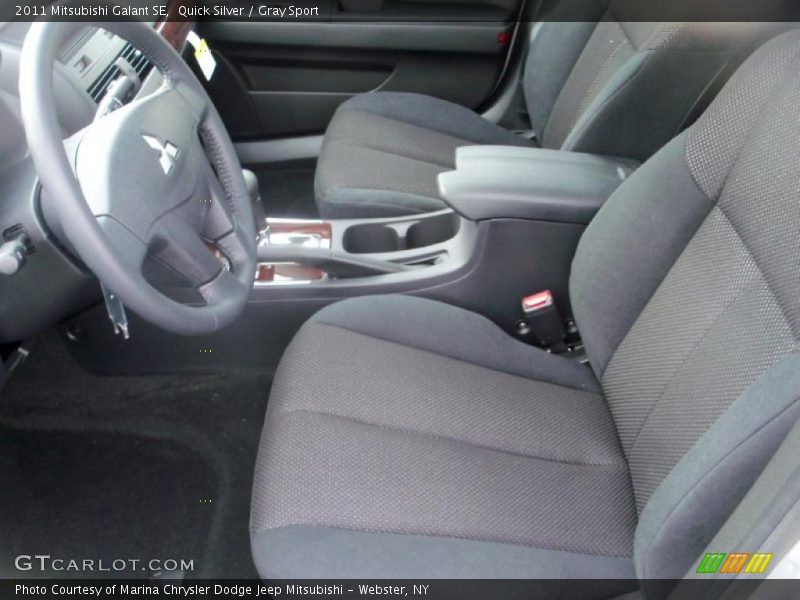 Quick Silver / Gray Sport 2011 Mitsubishi Galant SE