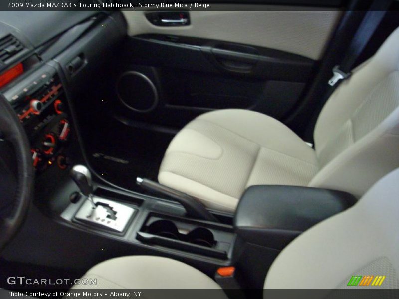 Stormy Blue Mica / Beige 2009 Mazda MAZDA3 s Touring Hatchback