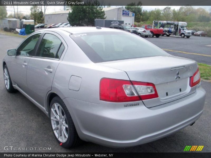 Quick Silver / Gray Sport 2011 Mitsubishi Galant SE