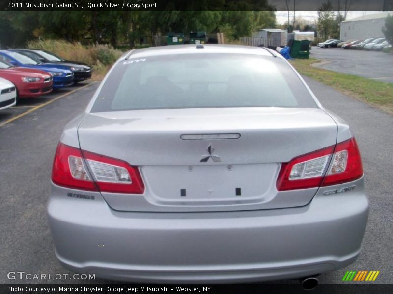 Quick Silver / Gray Sport 2011 Mitsubishi Galant SE