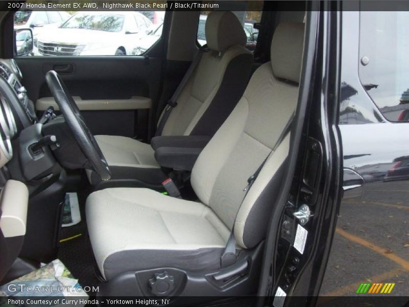 Nighthawk Black Pearl / Black/Titanium 2007 Honda Element EX AWD