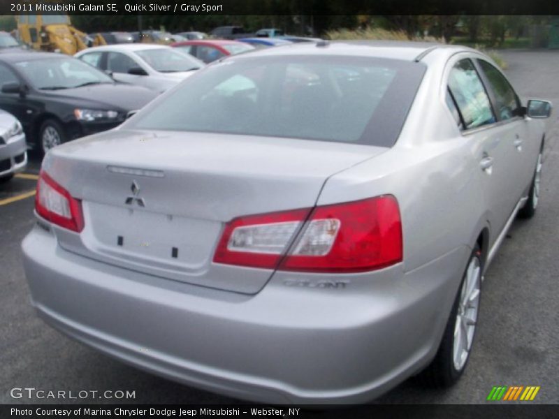 Quick Silver / Gray Sport 2011 Mitsubishi Galant SE