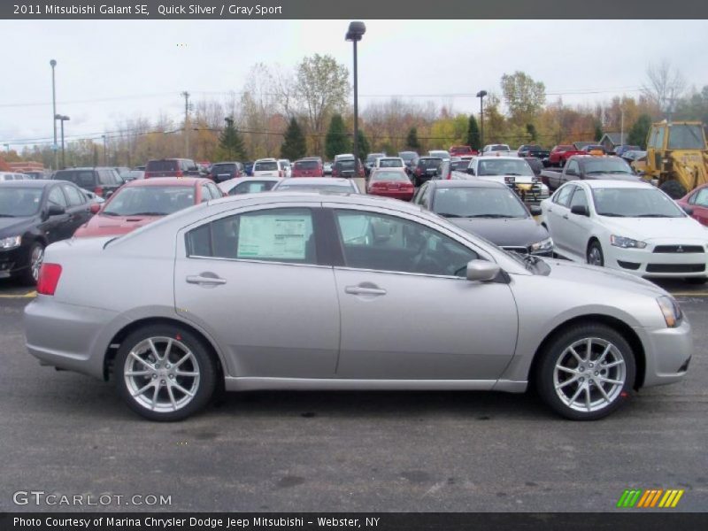 Quick Silver / Gray Sport 2011 Mitsubishi Galant SE